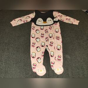 Baby Pink Penguin Onesie